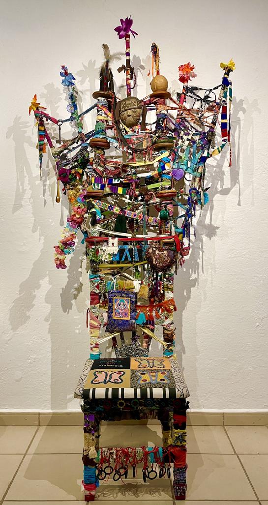 Ritual Chair for Reweaving Our World, Lena Bartula, 2020